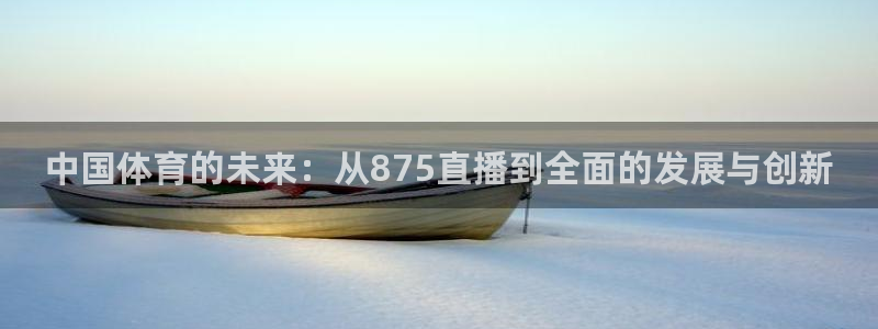 中国体育的未来：从875直播到全面的发展与创新