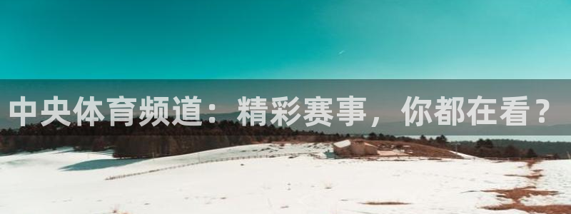 中央体育频道：精彩赛事，你都在看？