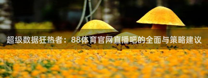 超级数据狂热者：88体育官网直播吧的全面与策略建议